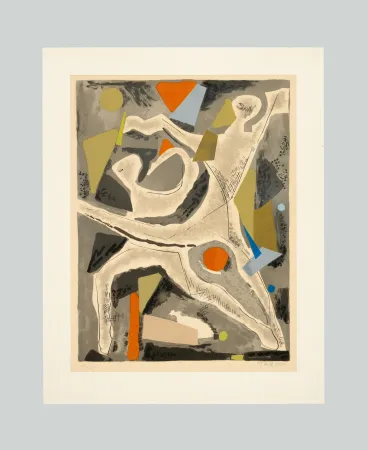 Litografia Marini - Personnages du Sacre du Printemps VI