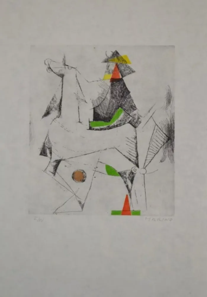 Acquaforte E Acquatinta Marini - Portfolio A-133 Composizione