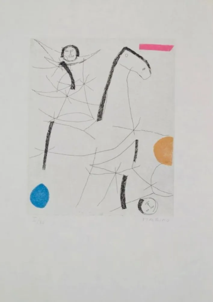 Acquaforte E Acquatinta Marini - Portfolio A-137 Toute De Marino