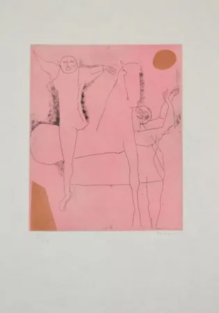 Acquaforte E Acquatinta Marini - Portfolio A-138 Giocolieir