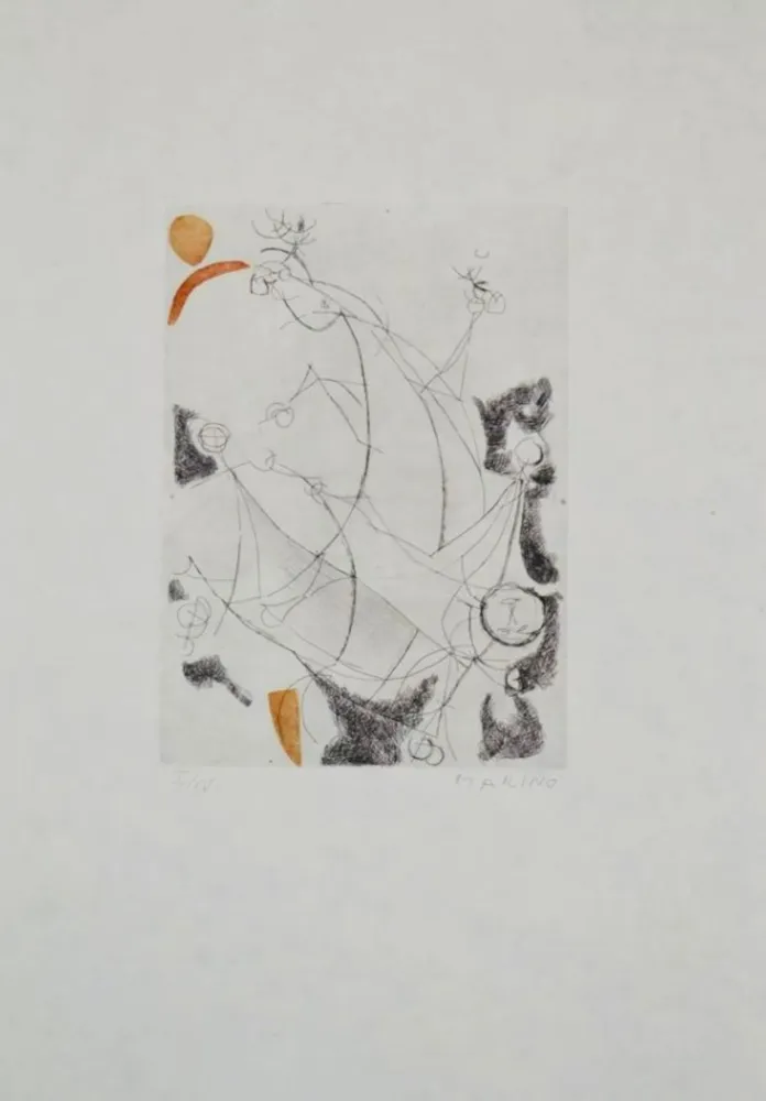 Acquaforte E Acquatinta Marini - Portfolio A-55 Miracolo