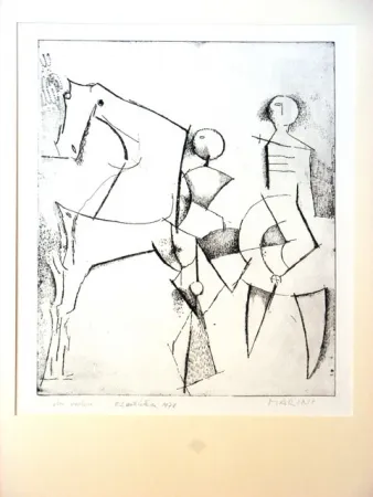 Incisione Marini - Scomposizione