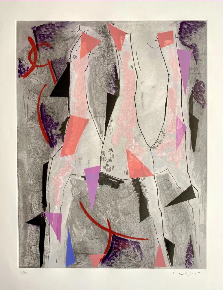 Acquatinta Marini - Tre Cavalli