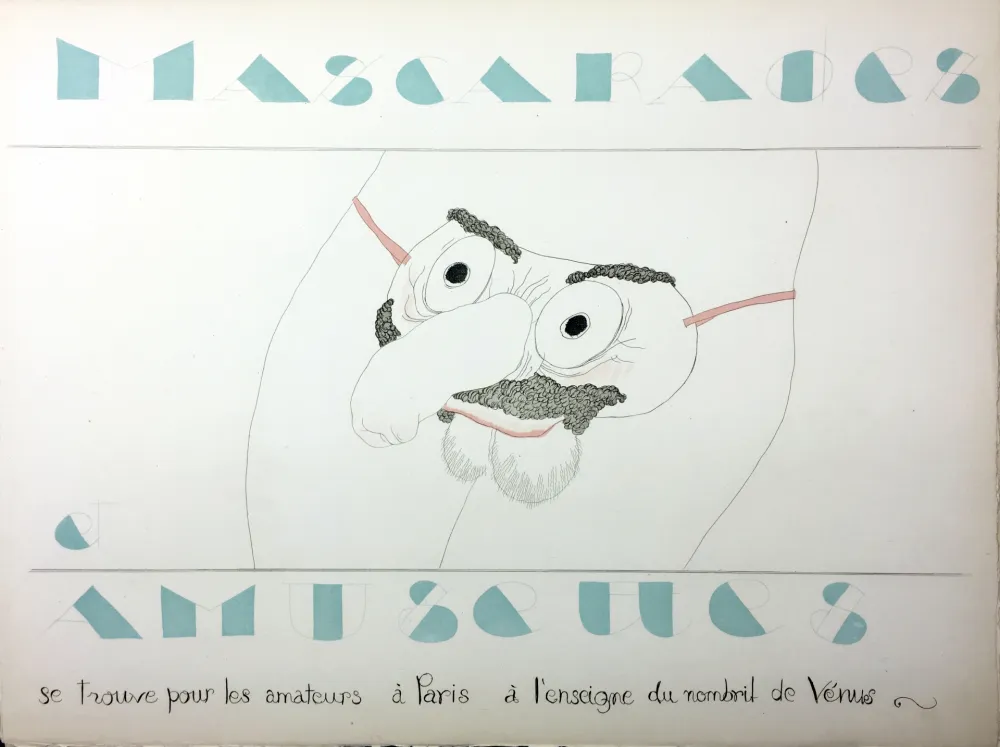 Libro Illustrato Martin - MASCARADES ET AMUSETTES (ex. avec double état des illustrations). ‎ 1933.