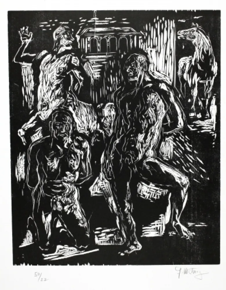 Incisione Su Legno Martinz - Ilyade