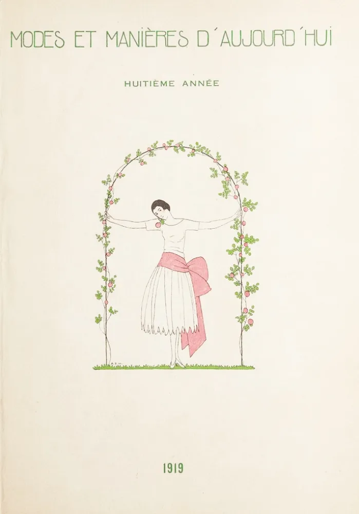 Libro Illustrato Marty - MODES ET MANIÈRES D'AUJOURD' HUI. Huitième Année. 1919