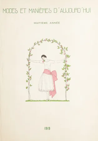 Libro Illustrato Marty - MODES ET MANIÈRES D'AUJOURD' HUI. Huitième Année. 1919