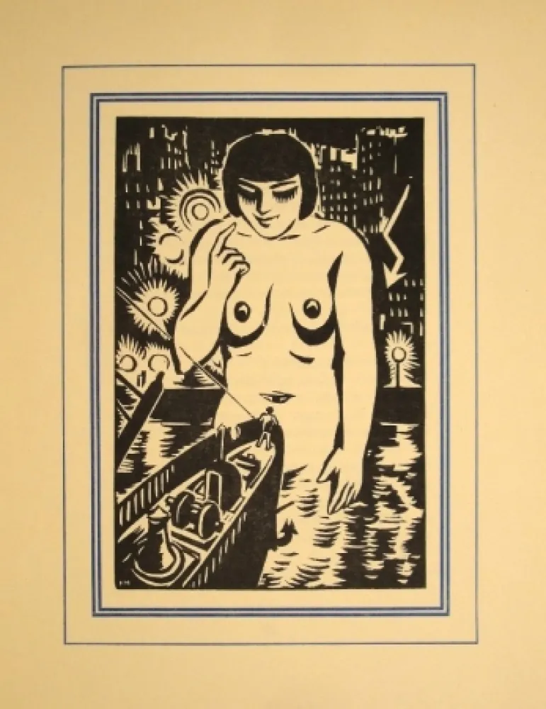 Incisione Su Legno Masereel - HUMBOURG, Pierre. Le Boy de sa Majesté