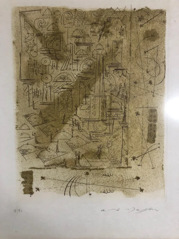 Multiplo Masson - Abstract composition I, ca.