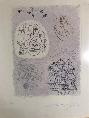 Multiplo Masson - Abstract composition II, ca.