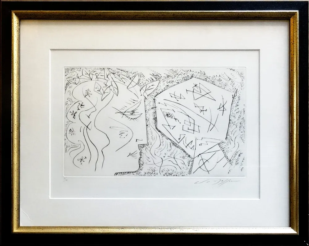 Acquaforte Masson - Apollon et Dionysos