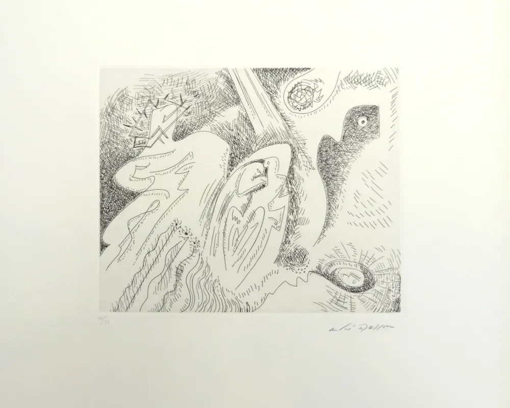 Acquaforte Masson - Cérémonie gnostique