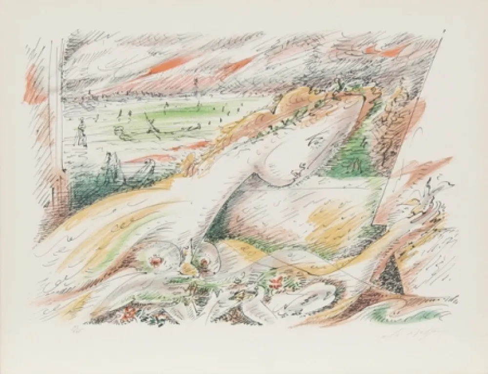 Litografia Masson - Dalia from Je Reve Portfolio