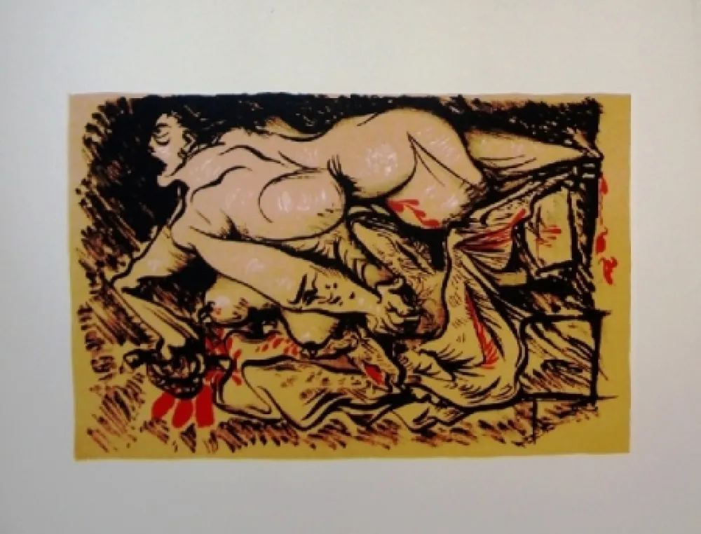 Litografia Masson - Dessins érotiques - 20 lithographies