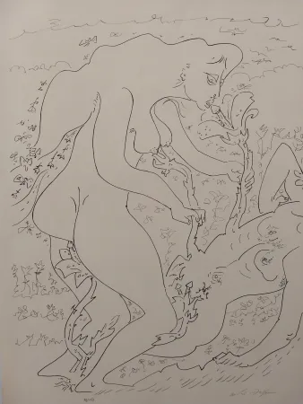 Litografia Masson - Erotic land