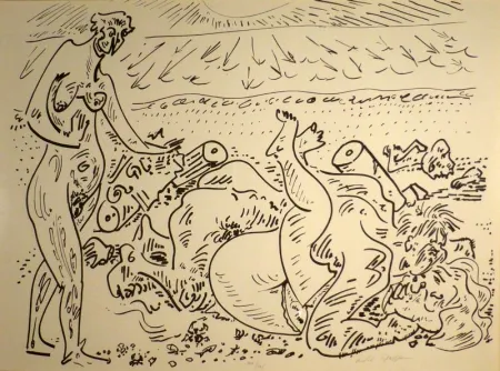 Litografia Masson - (Erotique)