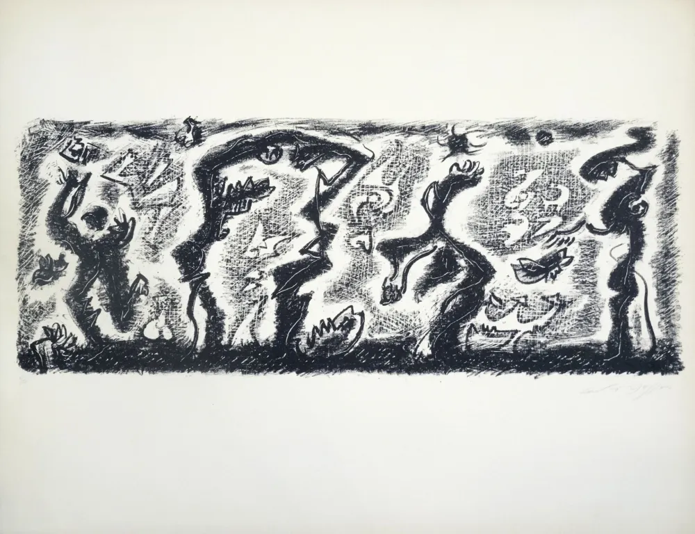 Litografia Masson - Jardins de Tantale