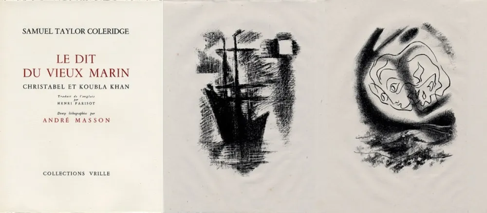 Libro Illustrato Masson - LA CHANSON DU VIEUX MARIN.24 lithographies originales.