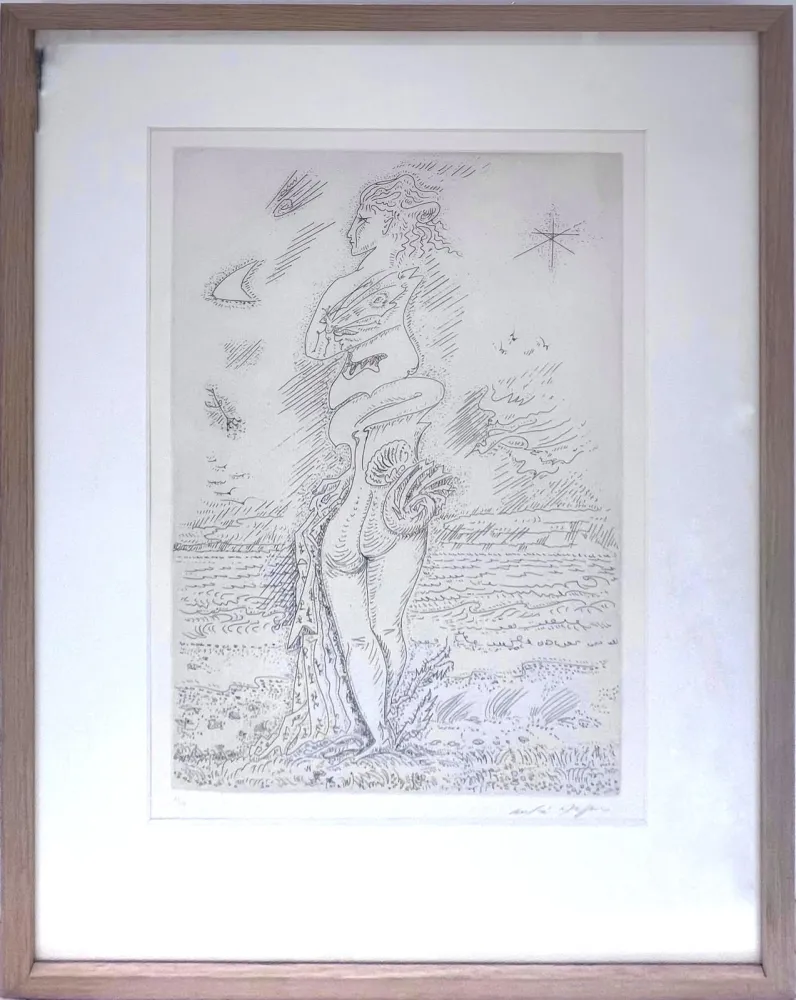 Acquaforte Masson - La jeunesse d'Isis 