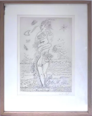 Acquaforte Masson - La jeunesse d'Isis 