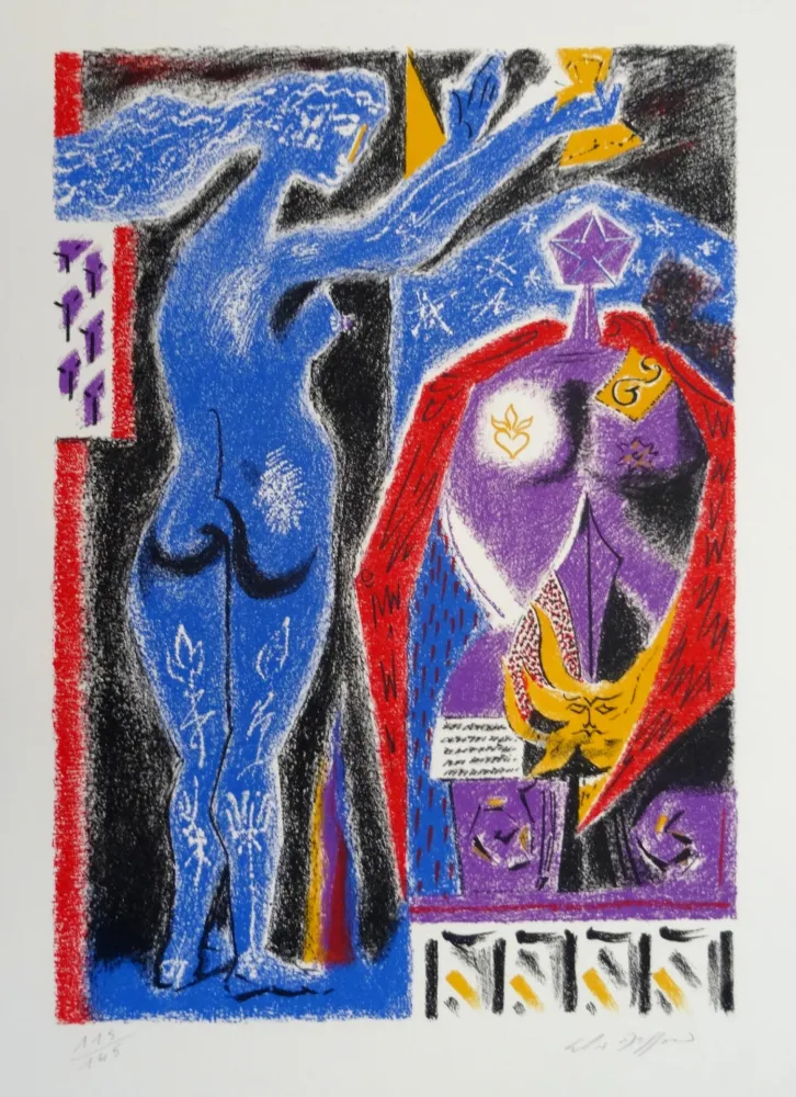 Litografia Masson - L'armure secrète