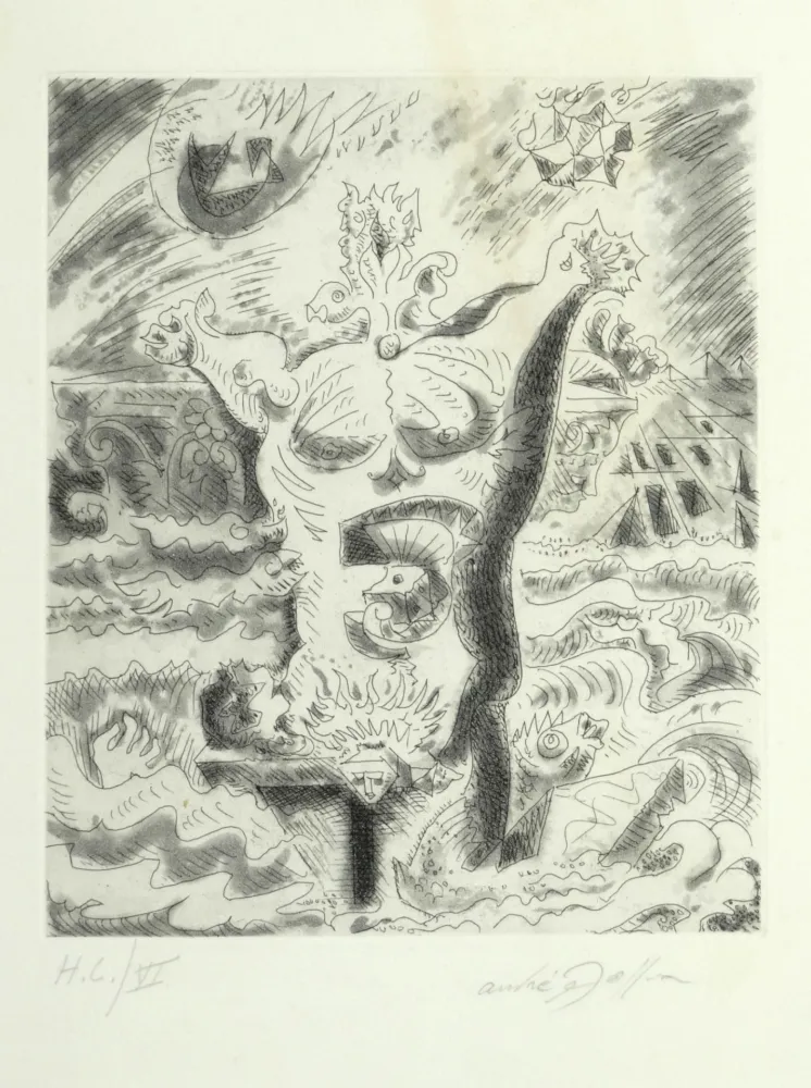 Acquaforte Masson - Le 7e chant