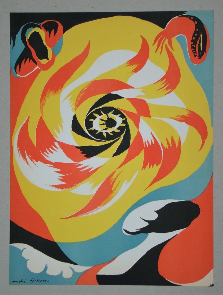 Litografia Masson - Le soleil