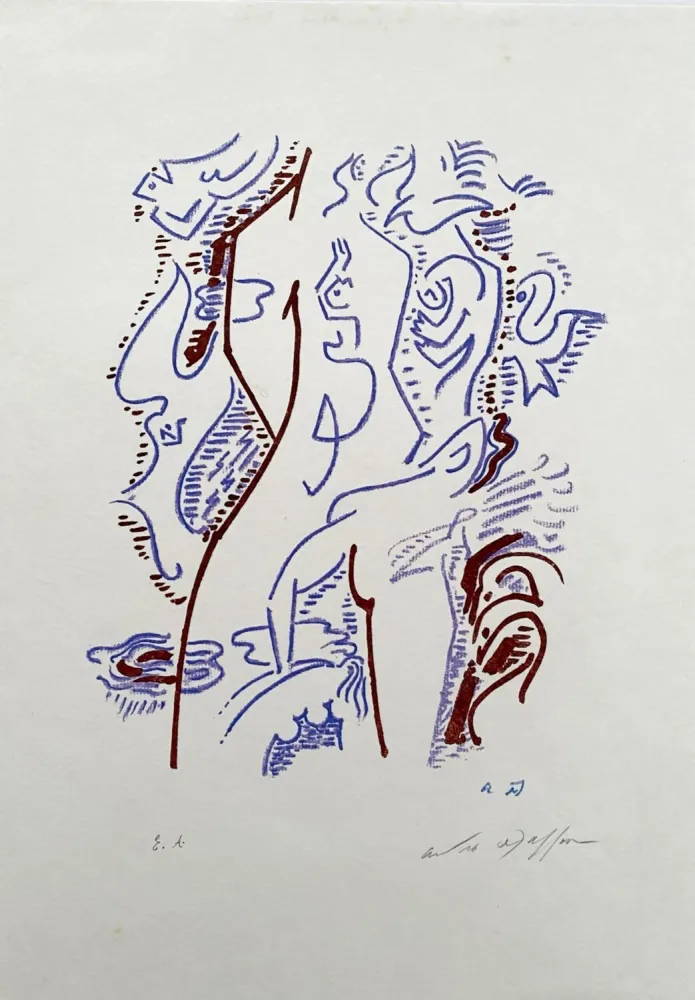 Litografia Masson - Maria tu sais