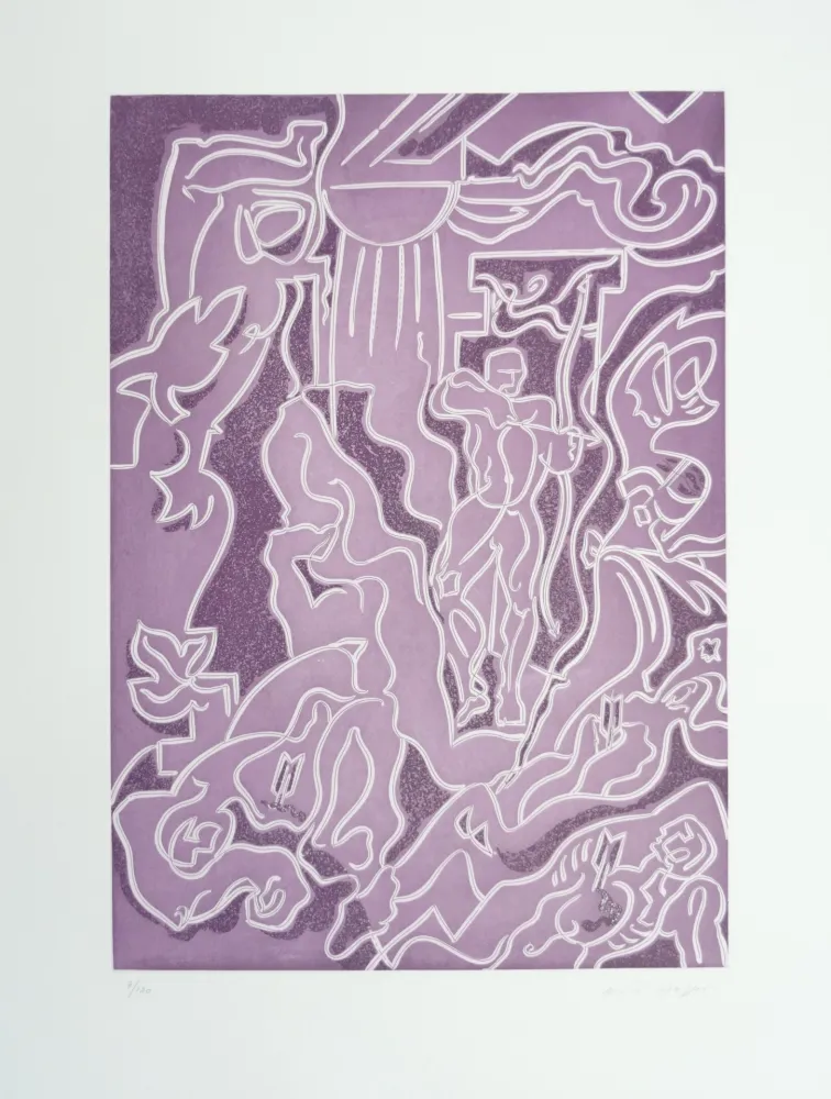 Acquaforte Masson - Massacre des prétendants