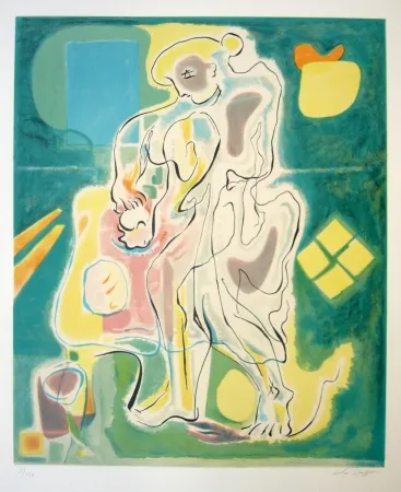 Litografia Masson - Maternité