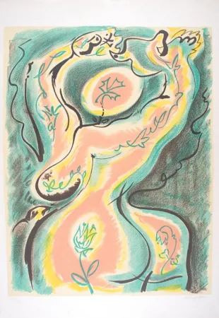 Litografia Masson - Métamorphose de la femme