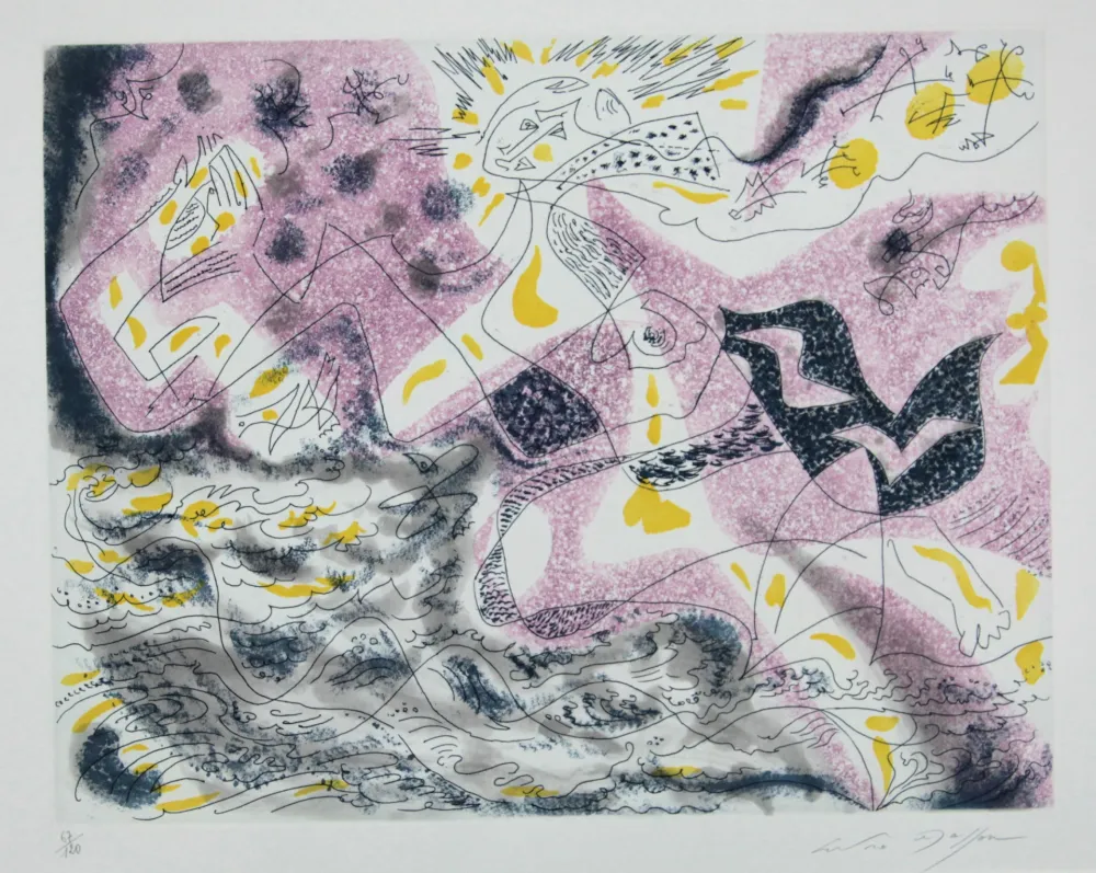 Litografia Masson - Naïades