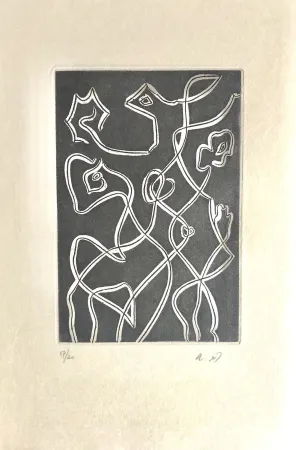 Acquaforte E Acquatinta Masson - Ô mésange, ô peut-être