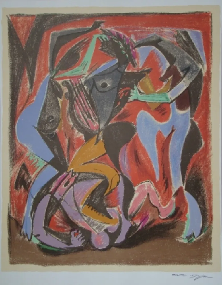 Litografia Masson - Orpheus