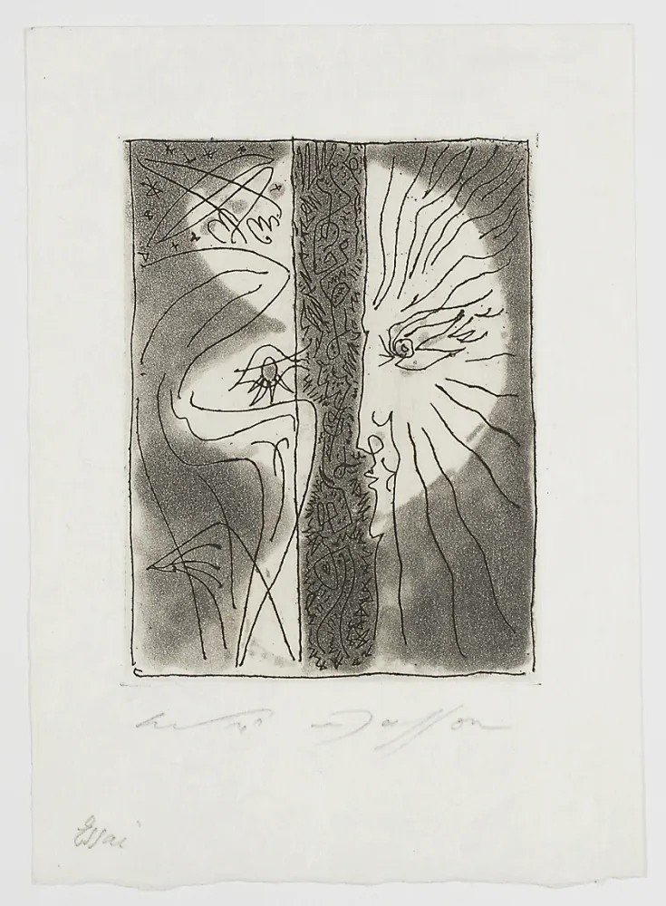 Incisione Masson - Peine perdue (In vain)