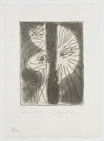 Incisione Masson - Peine perdue (In vain)