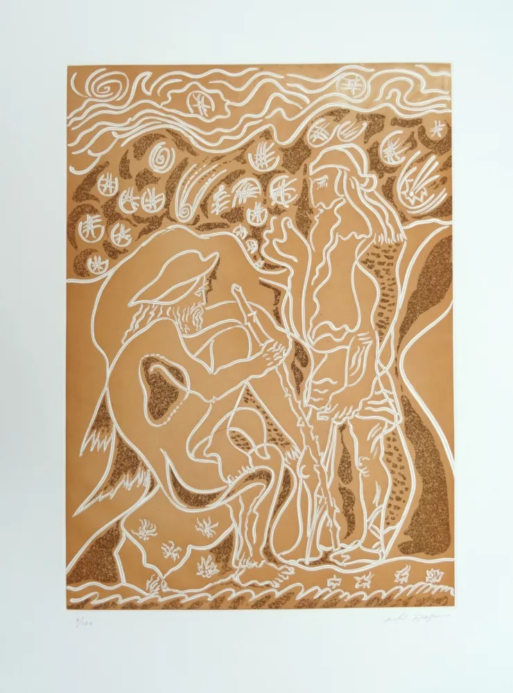 Acquaforte Masson - Reconnaissance par le porcher