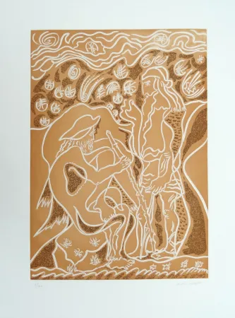 Acquaforte Masson - Reconnaissance par le porcher