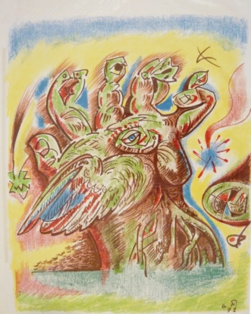 Litografia Masson - Sans titre