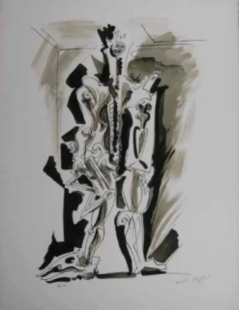 Litografia Masson - Sans titre