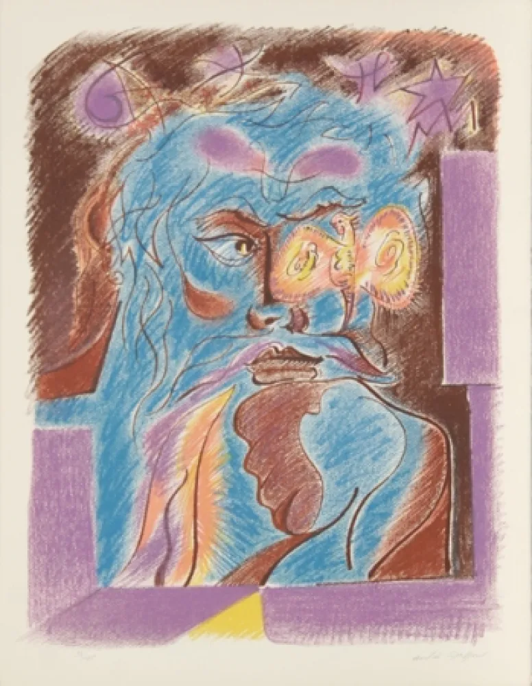 Litografia Masson - Satan from Je Reve Portfolio