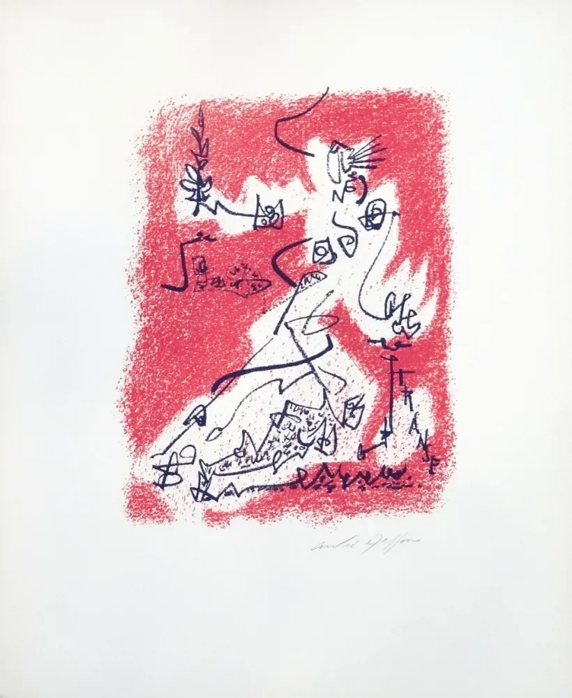 Litografia Masson - Souvenirs et portraits d’artistes