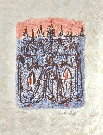 Litografia Masson - Une étoile de craie