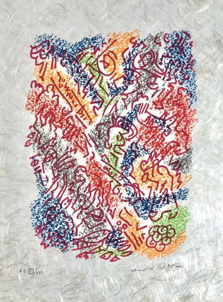 Litografia Masson - Une étoile de craie