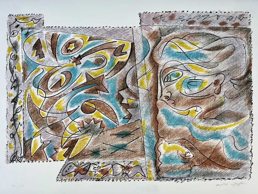 Litografia Masson - Untitled