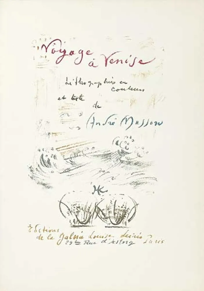 Libro Illustrato Masson - Voyage à Venise