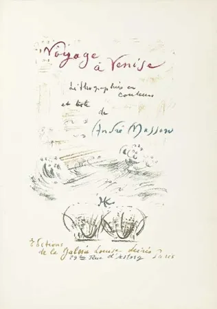 Libro Illustrato Masson - Voyage à Venise