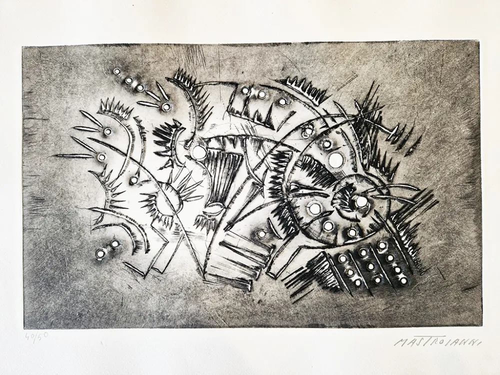 Acquaforte Mastroianni  - Senza titolo