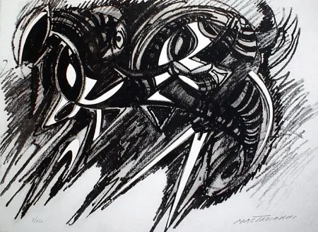 Acquaforte E Acquatinta Mastroianni  - Senza titolo