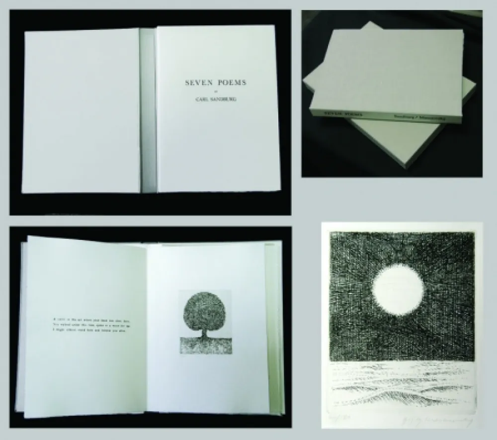 Incisione Masurovsky - Seven Poems by Carl Sandburg